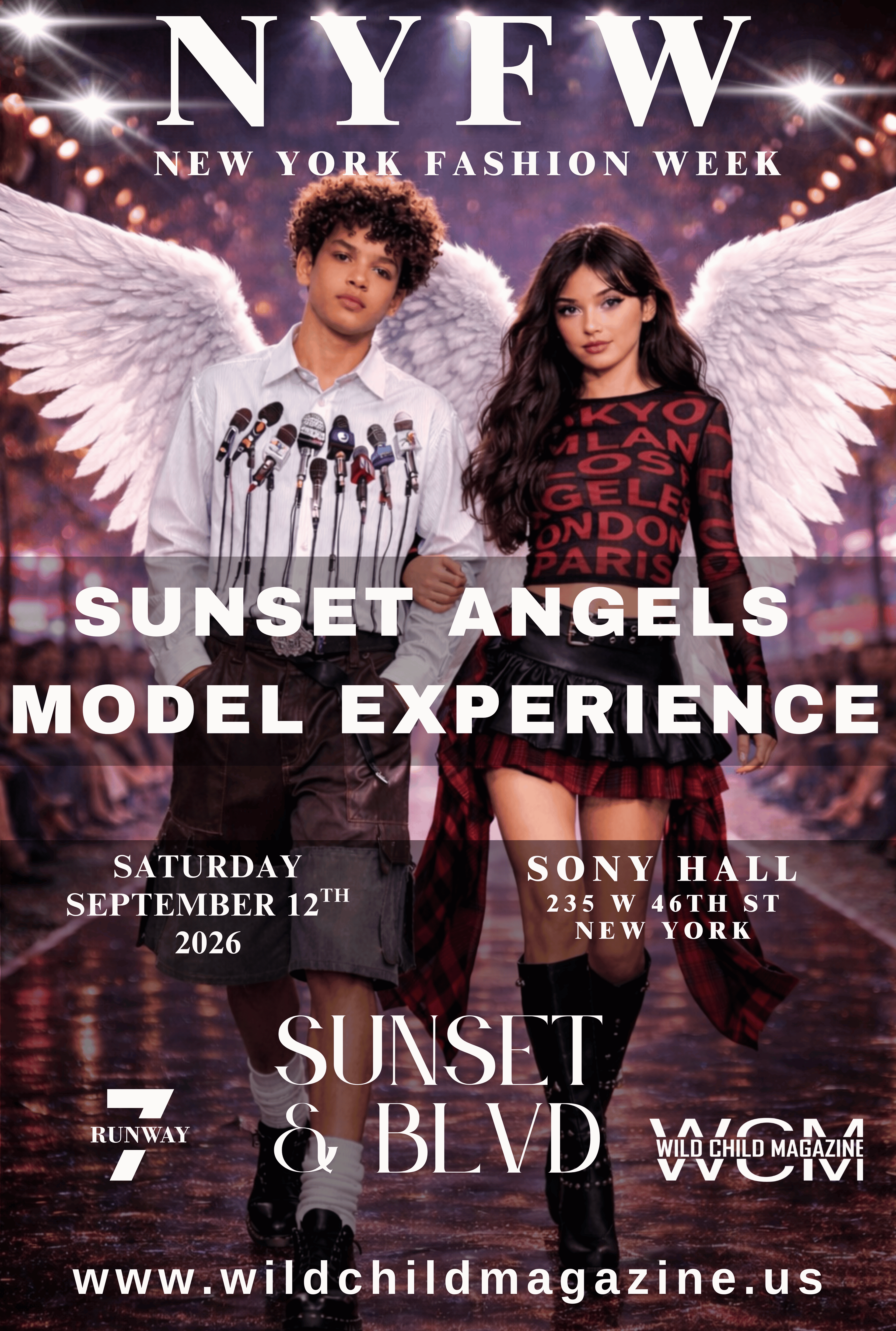 SUNSET ANGELS NYFW MODEL EXPERIENCE PACKAGE INSTALLMENT 1