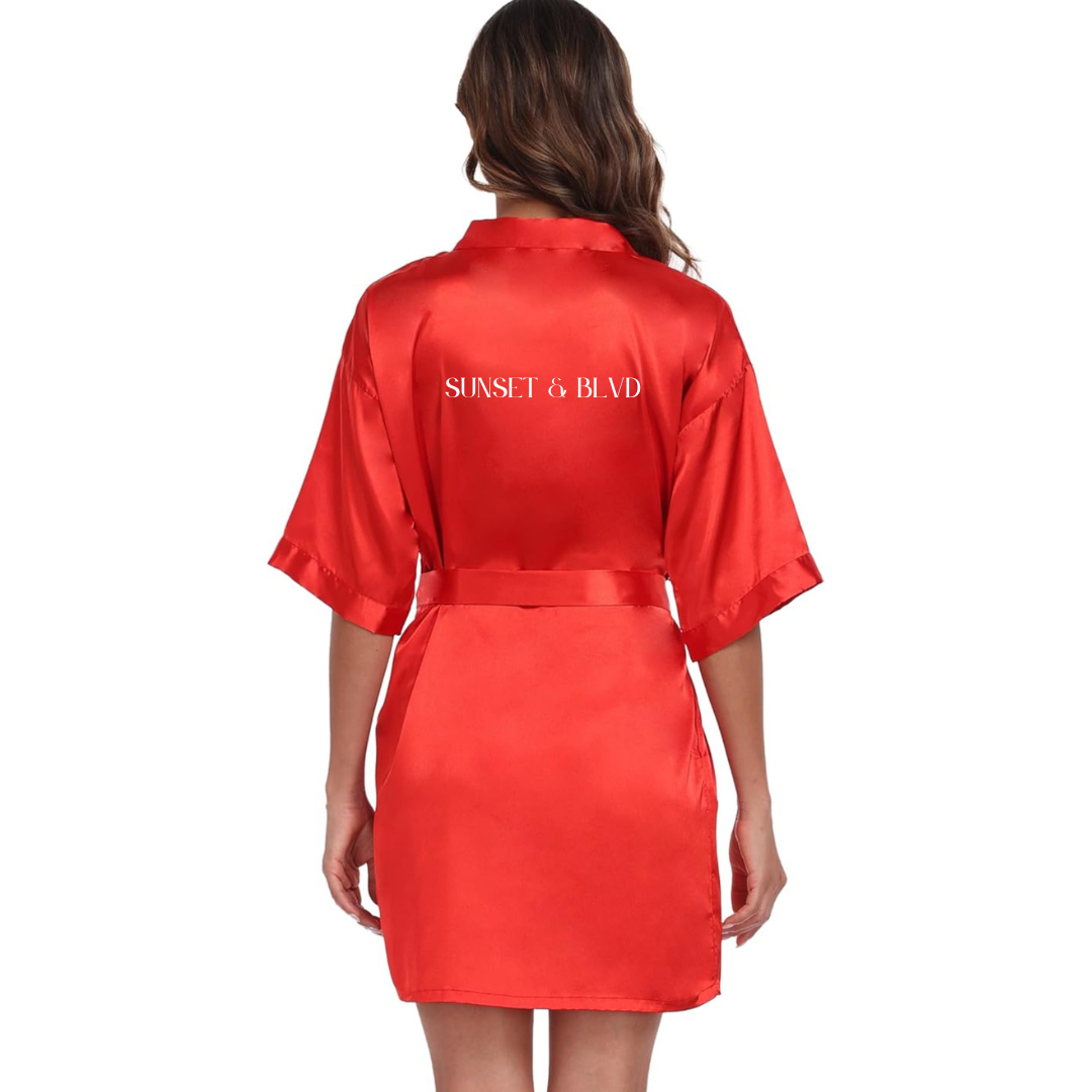 Sunset & Blvd Robe